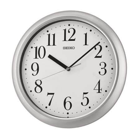 นาฬิกาแขวน SEIKO CLOCKS QXA787S 12.7 นิ้ว สีเงิน_0