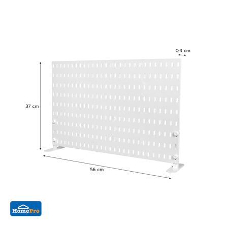 แผงพลาสติกพร้อมขาตั้งโต๊ะ STACKO TIDY 56x0.4x37 ซม. สีขาว_7