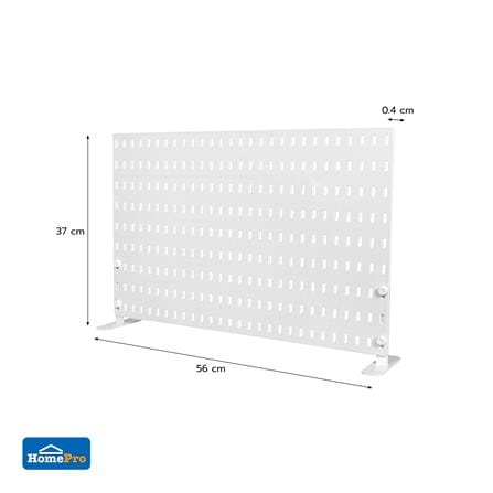 แผงพลาสติกพร้อมขาตั้งโต๊ะ STACKO TIDY 56x0.4x37 ซม. สีขาว_7