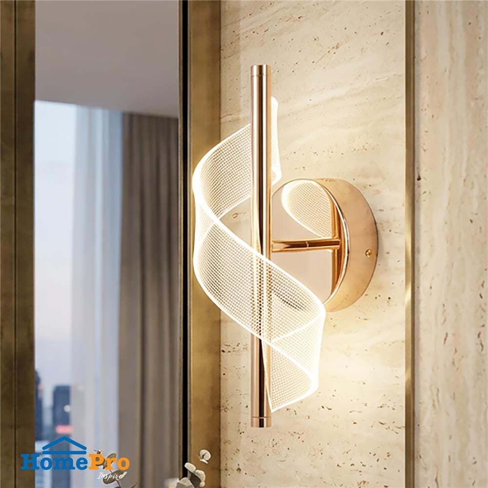 ไฟกิ่งภายใน LED CARINI H2402-6W 6 วัตต์  DAYLIGHT/COOL WHITE/WARM WHITE สีทอง/ใส 1 หัว