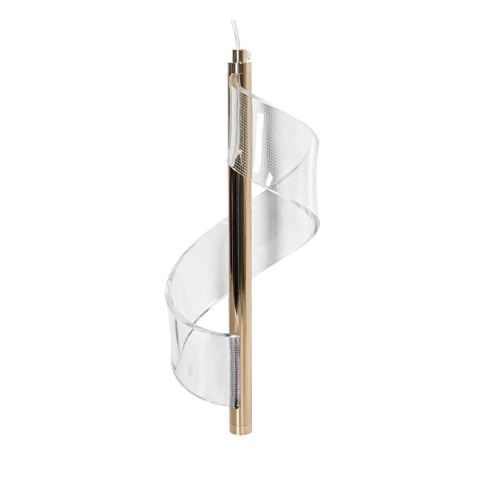 ไฟช่อ LED CARINI H2402 25 วัตต์ DAYLIGHT/COOL WHITE/WARM WHITE สีทอง/ใส 4 หัว
