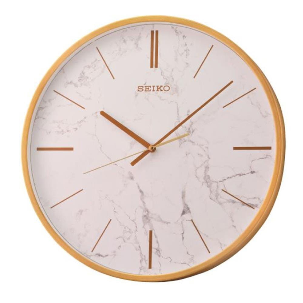 นาฬิกาแขวน SEIKO CLOCKS QXA760G 15.9 นิ้ว สีทอง