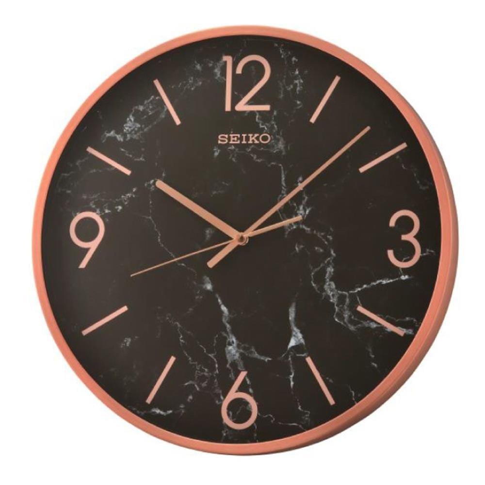 นาฬิกาแขวน SEIKO CLOCKS QXA760P 15.9 นิ้ว สีพิงค์โกลด์
