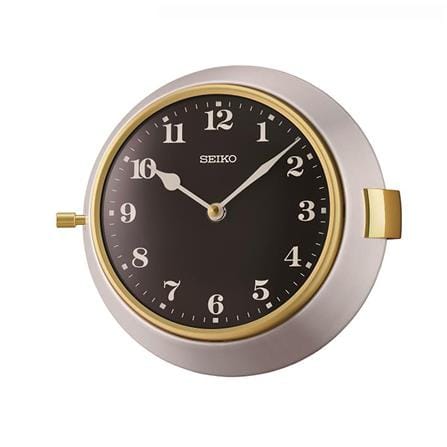 นาฬิกาแขวน SEIKO CLOCKS QXA761S 8X8.8 นิ้ว สีเงิน/ดำ_0
