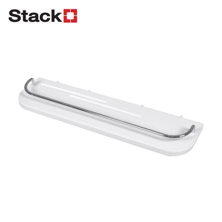ถาดแขวนพร้อมราวกันตก STACKO TIDY SIZE M 37.5x4.6x10 ซม. สีขาว_0