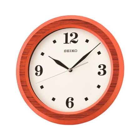 นาฬิกาแขวน SEIKO CLOCKS QXA772E 11.6 นิ้ว สีส้ม