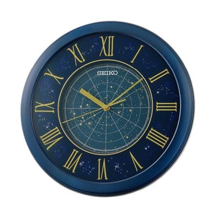 นาฬิกาแขวน SEIKO CLOCKS QHA013L 12.9 นิ้ว สีเงิน