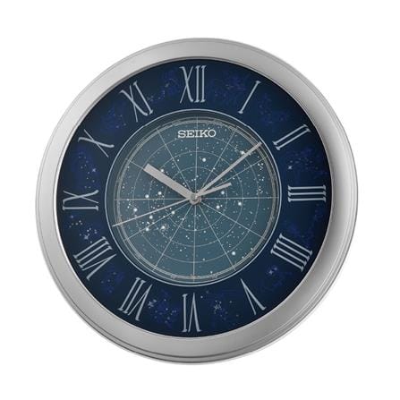 นาฬิกาแขวน SEIKO CLOCKS QHA013S 12.9 นิ้ว สีเงิน_0