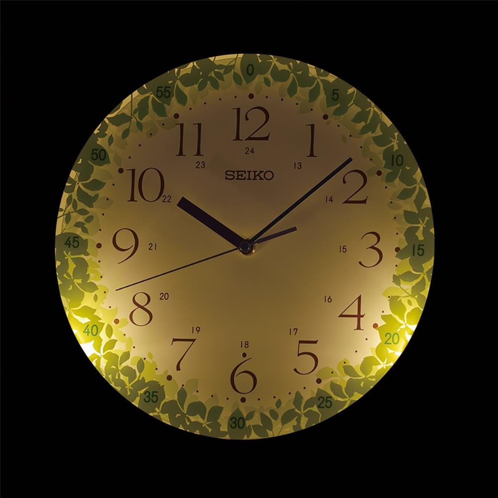 นาฬิกาแขวน SEIKO CLOCKS QHA010H 12.9 นิ้ว สีขาว