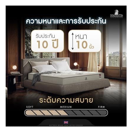 ที่นอนสปริง 3.5 ฟุต DUNLOPILLO รุ่น GLOSTER พร้อมหมอนหนุน 1 ใบ_12