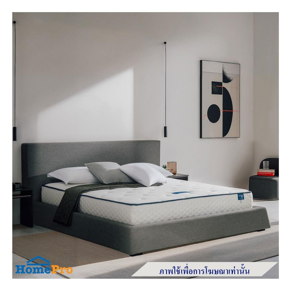 ที่นอนสปริง 3.5 ฟุต LOTUS รุ่น HERMAN พร้อมเครื่องนอน 2 ชิ้น