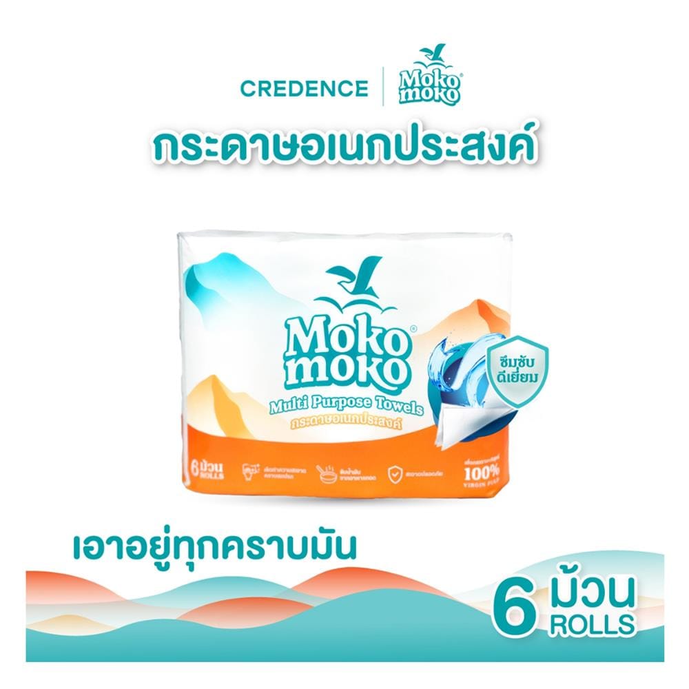 กระดาษอเนกประสงค์ MOKO MOKO แพ็ก 6 ชิ้น