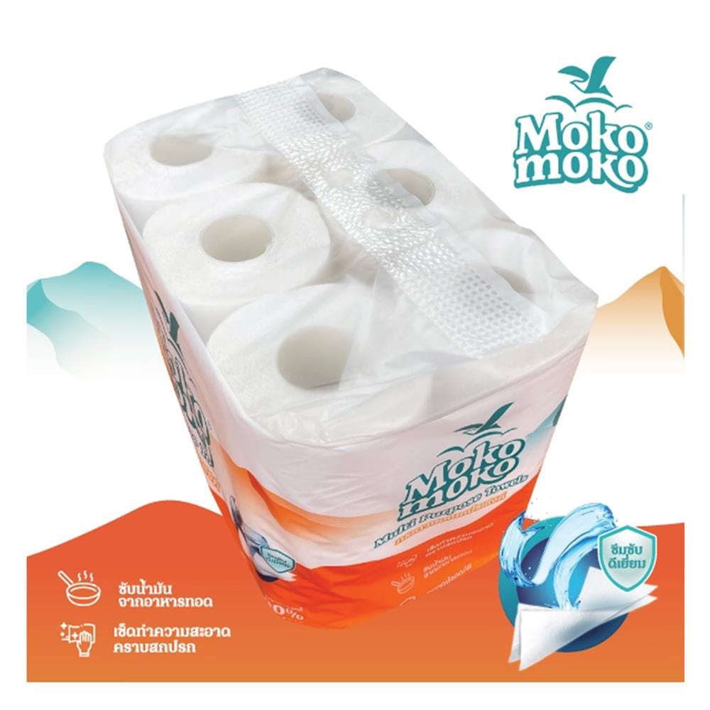 กระดาษอเนกประสงค์ MOKO MOKO แพ็ก 6 ชิ้น