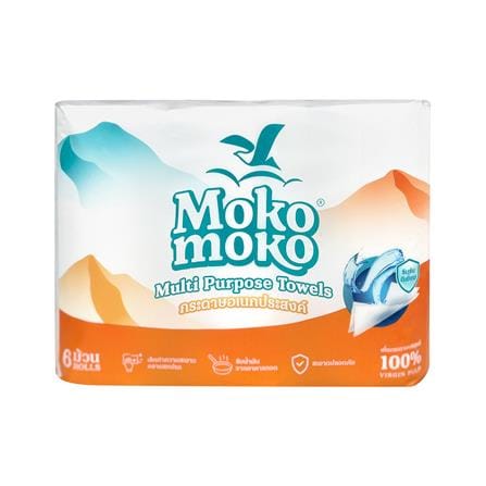 กระดาษอเนกประสงค์ MOKO MOKO แพ็ก 6 ชิ้น_0