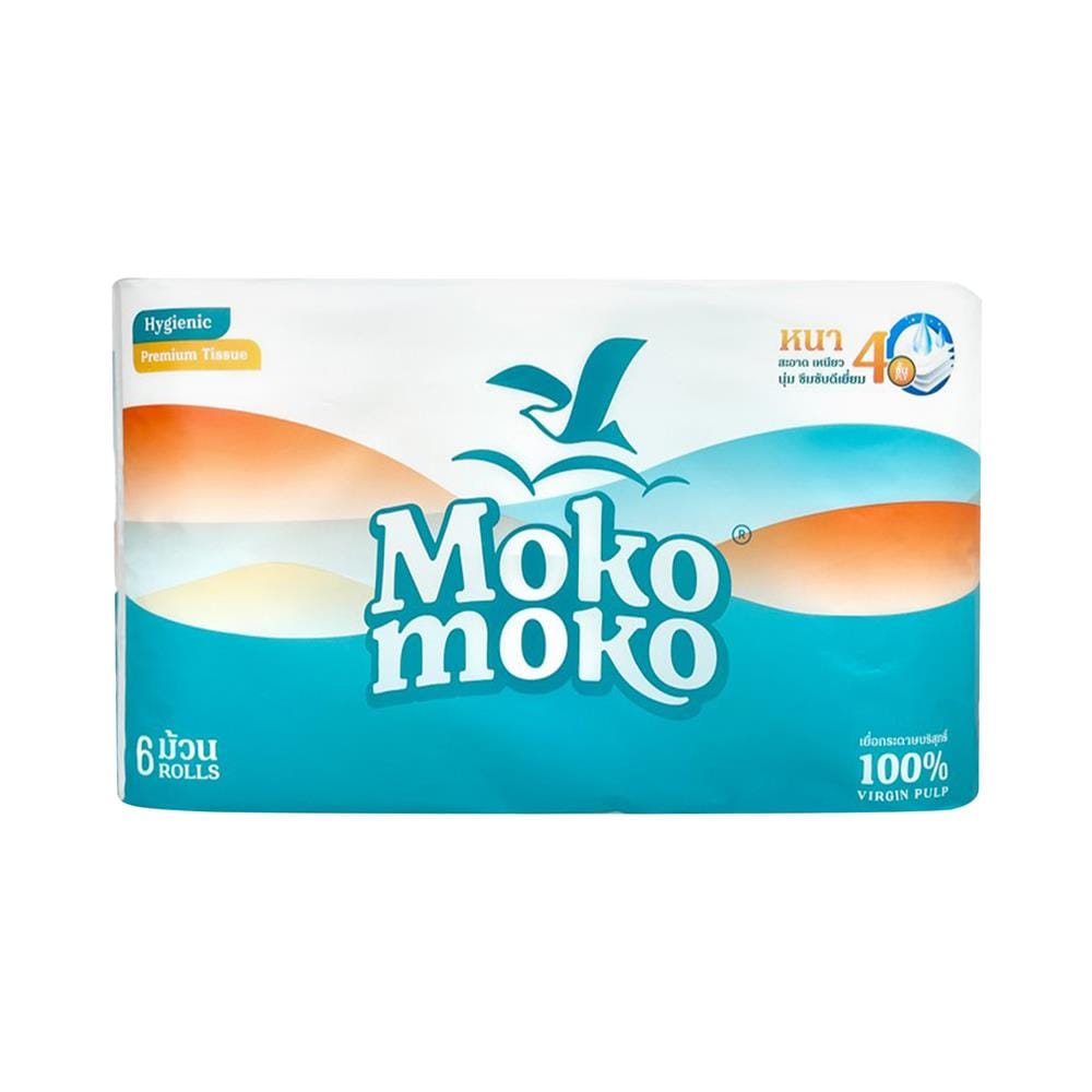 กระดาษชำระ MOKO MOKO แพ็ก 6 ม้วน