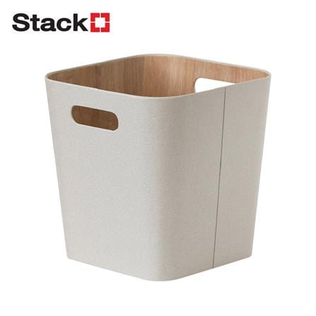 กล่องผ้าเหลี่ยม STACKO PETA 27X27X28 ซม. สีครีม_0