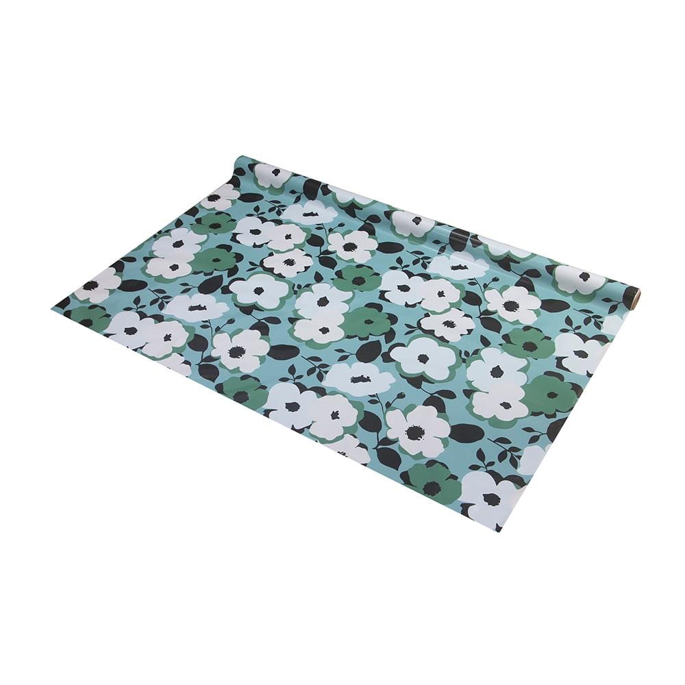 ผ้าปูโต๊ะ PVC กว้าง 137 ซม. SRITHAI BLUE BLOOM/ม.