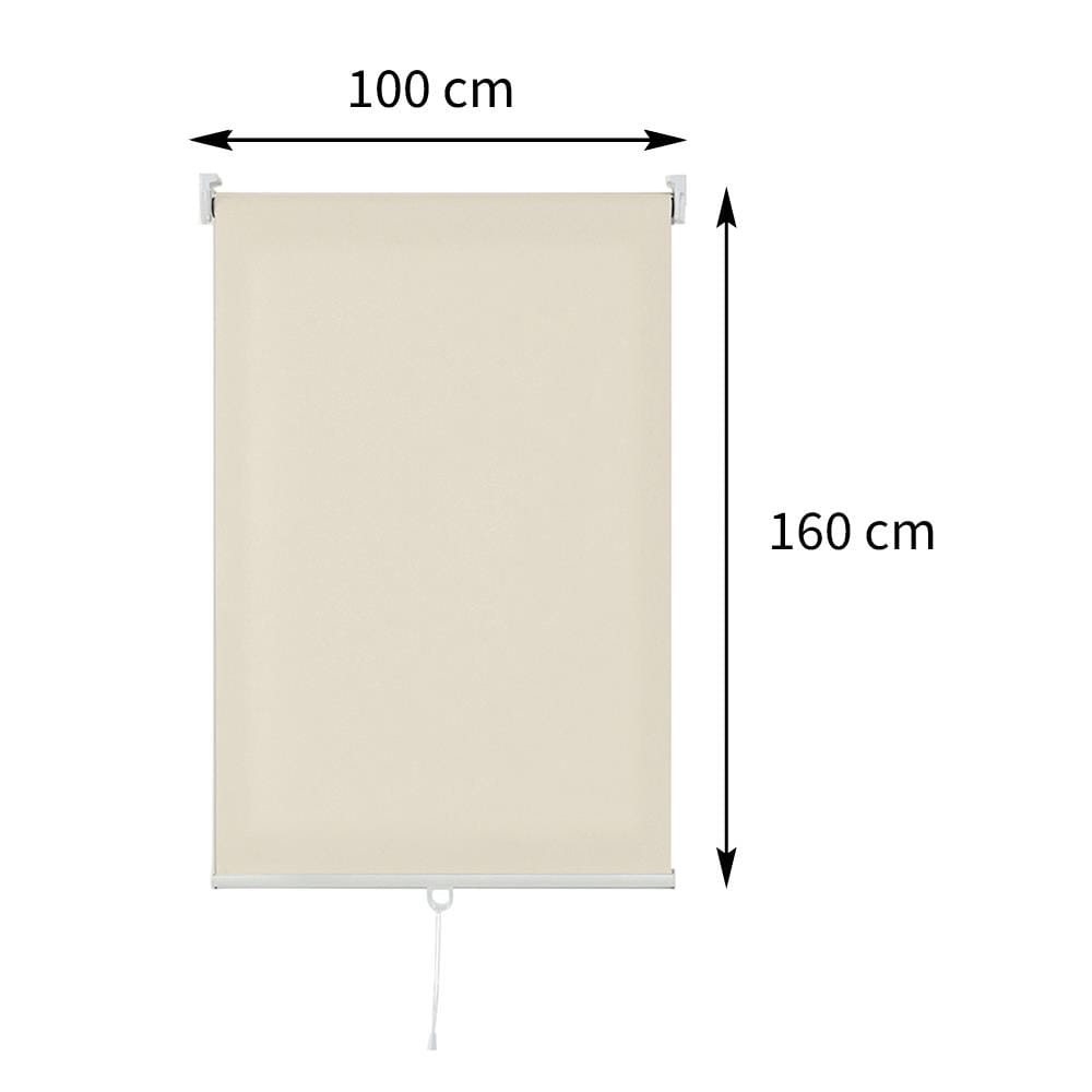 ผ้าม่านม้วน HOME LIVING STYLE CORDLESS DIO 100X160 ซม. สีครีม