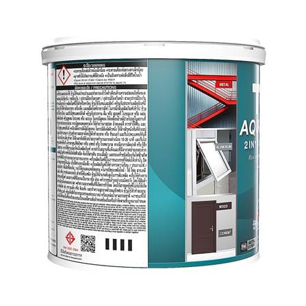 สีเคลือบเงา TOA AQUA SHIELD 2 IN 1 BASE D เงา 3.5 ลิตร_3