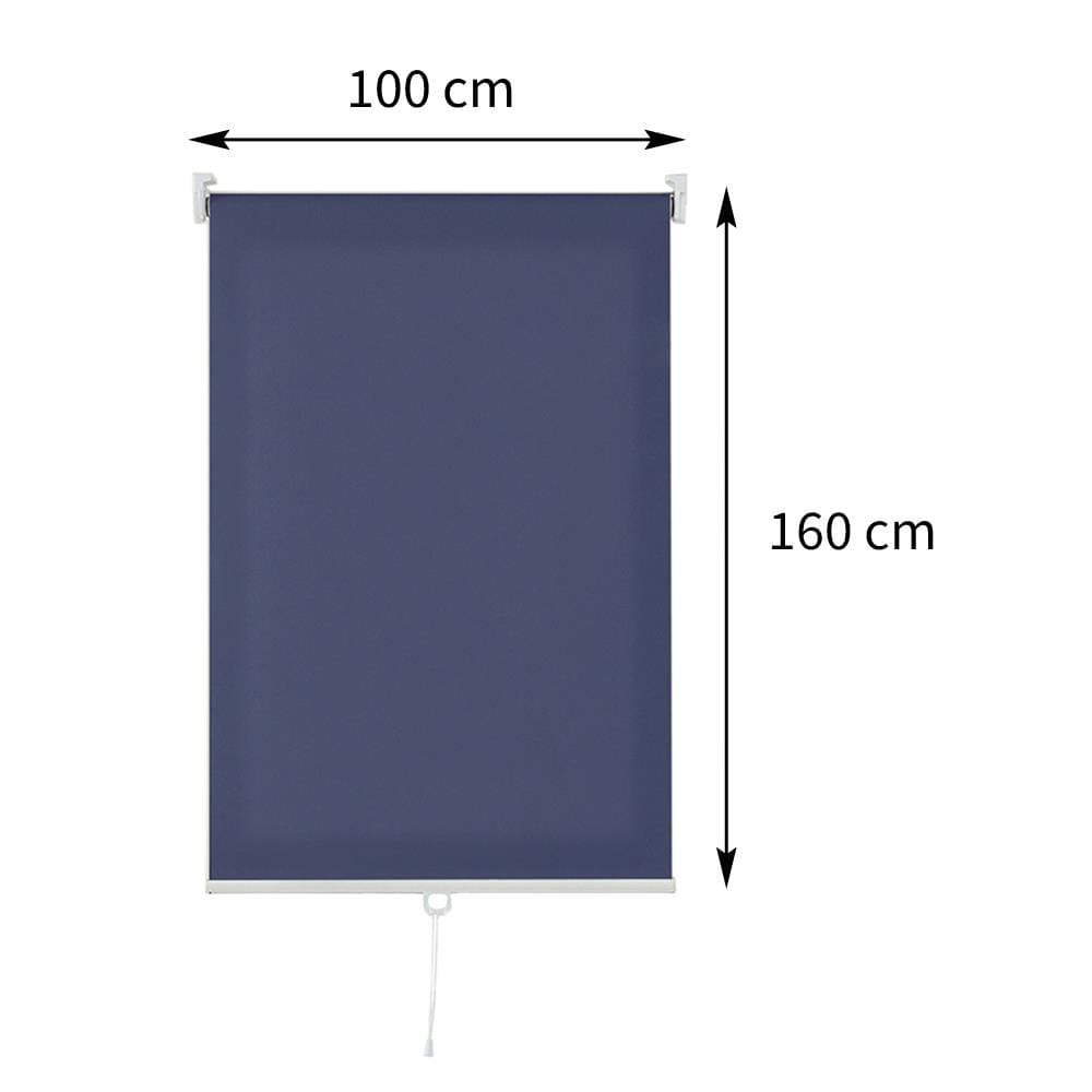 ผ้าม่านม้วน HOME LIVING STYLE CORDLESS DIO 100X160 ซม. สีน้ำเงิน