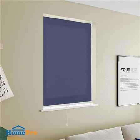ผ้าม่านม้วน HOME LIVING STYLE CORDLESS DIO 100X160 ซม. สีน้ำเงิน_4