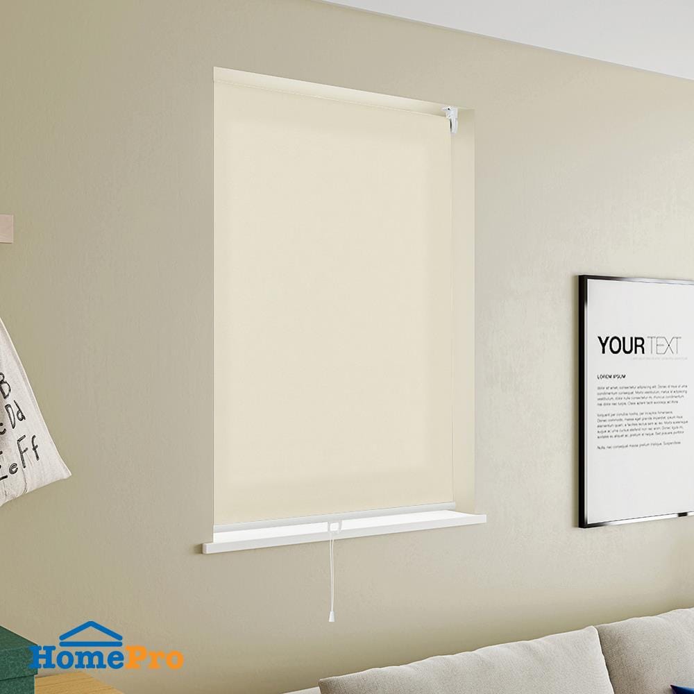 ผ้าม่านม้วน HOME LIVING STYLE CORDLESS DIO 120X160 ซม. สีครีม