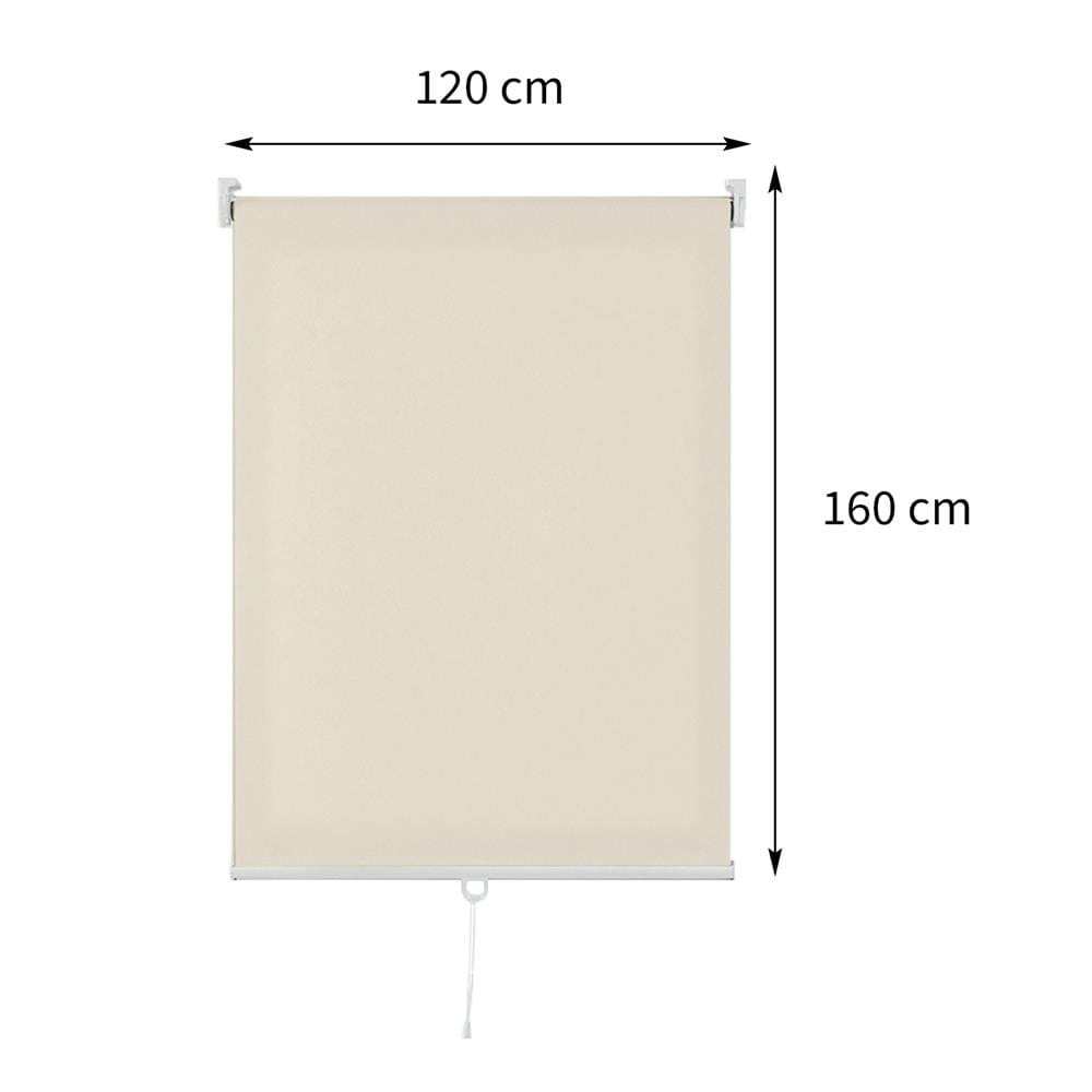 ผ้าม่านม้วน HOME LIVING STYLE CORDLESS DIO 120X160 ซม. สีครีม