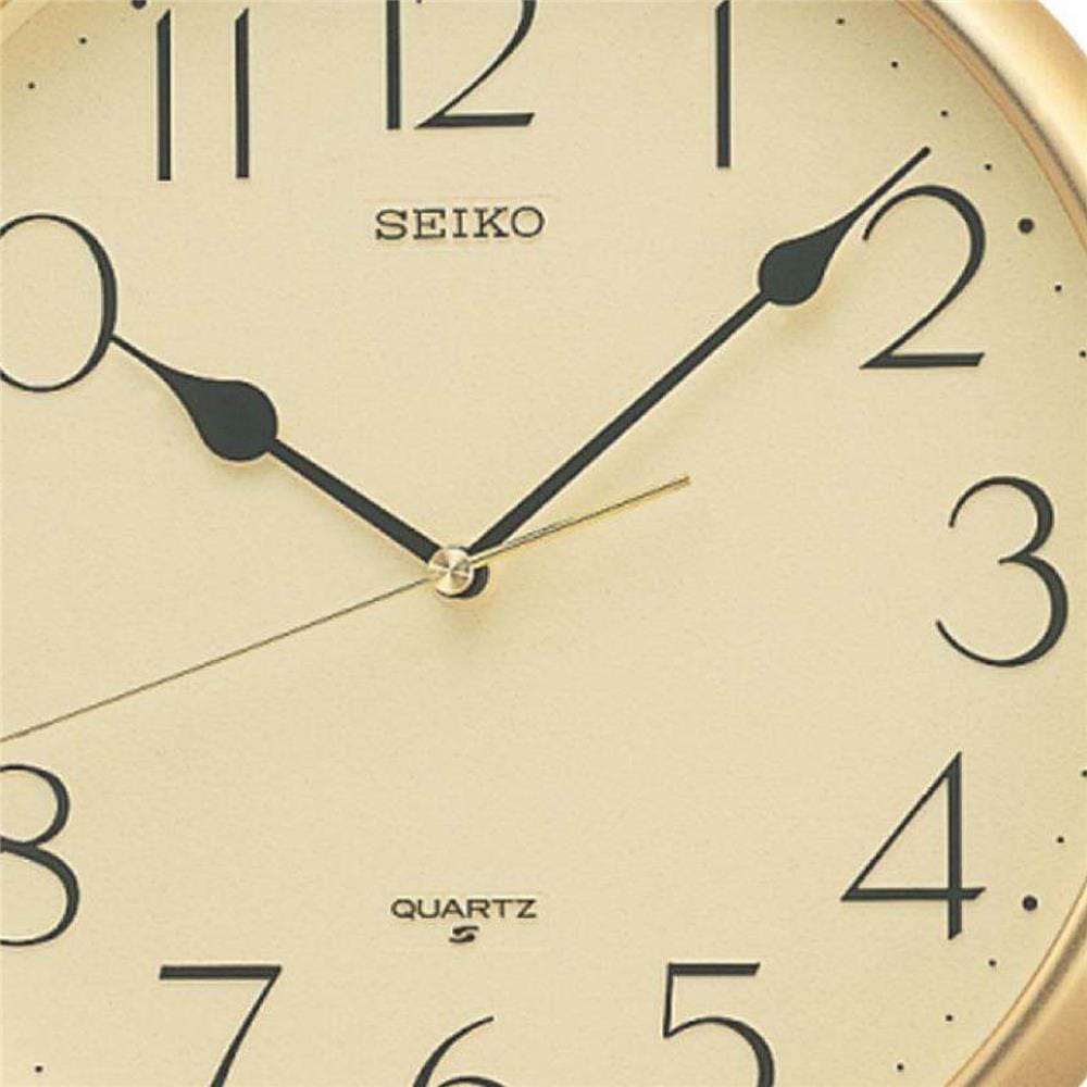 นาฬิกาแขวน SEIKO CLOCKS QXA747G 11 นิ้ว สีทอง