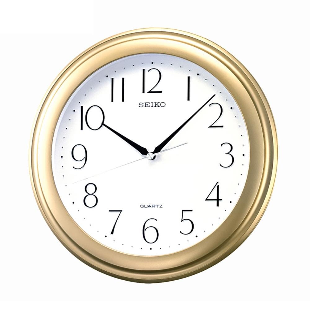 นาฬิกาแขวน SEIKO CLOCKS QXA327G 11.4 นิ้ว สีทอง