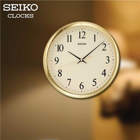 นาฬิกาแขวน SEIKO CLOCKS QXA417G 12.2 นิ้ว สีทอง_3