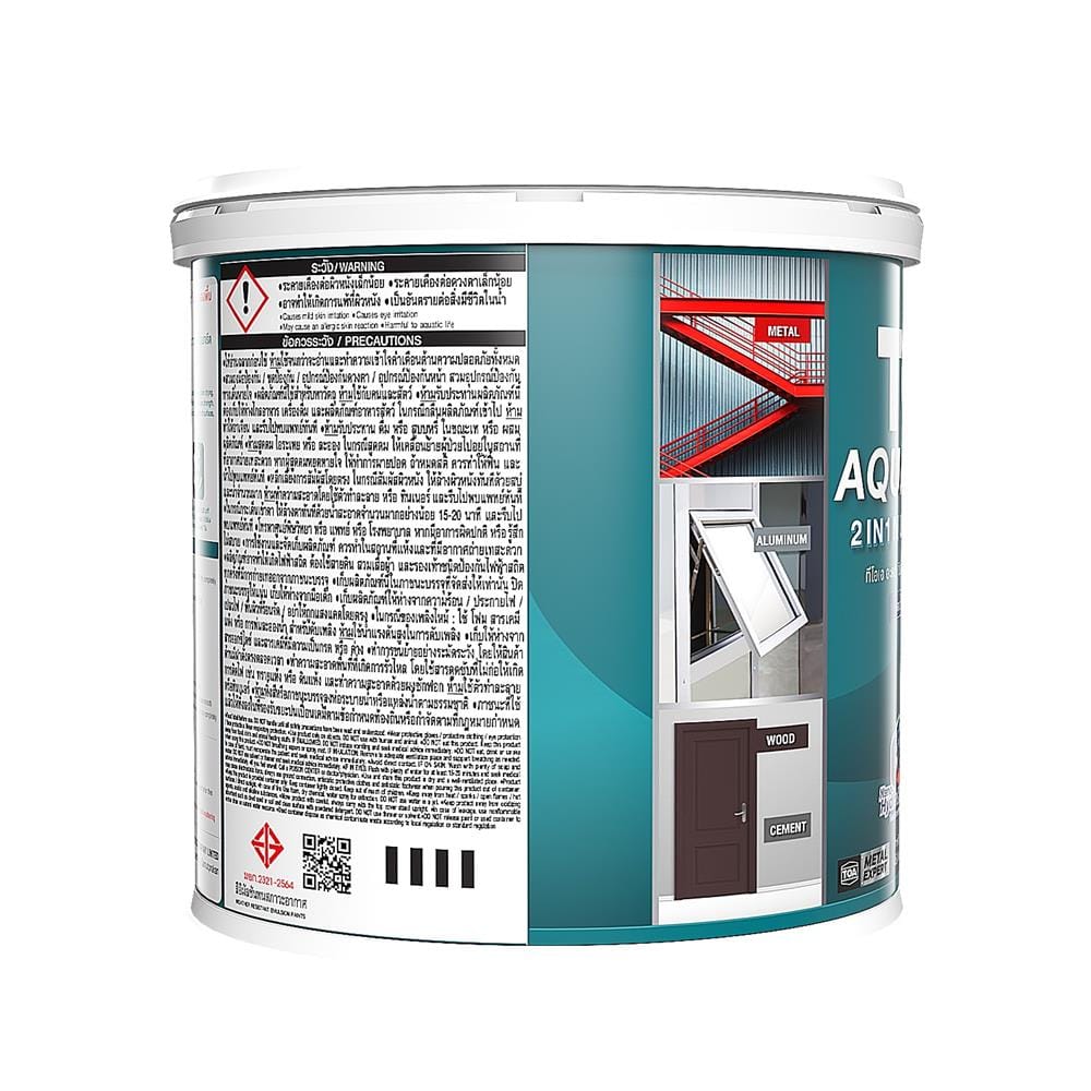 สีเคลือบเงา TOA AQUA SHIELD 2 IN 1 BASE C เงา 3.5 ลิตร
