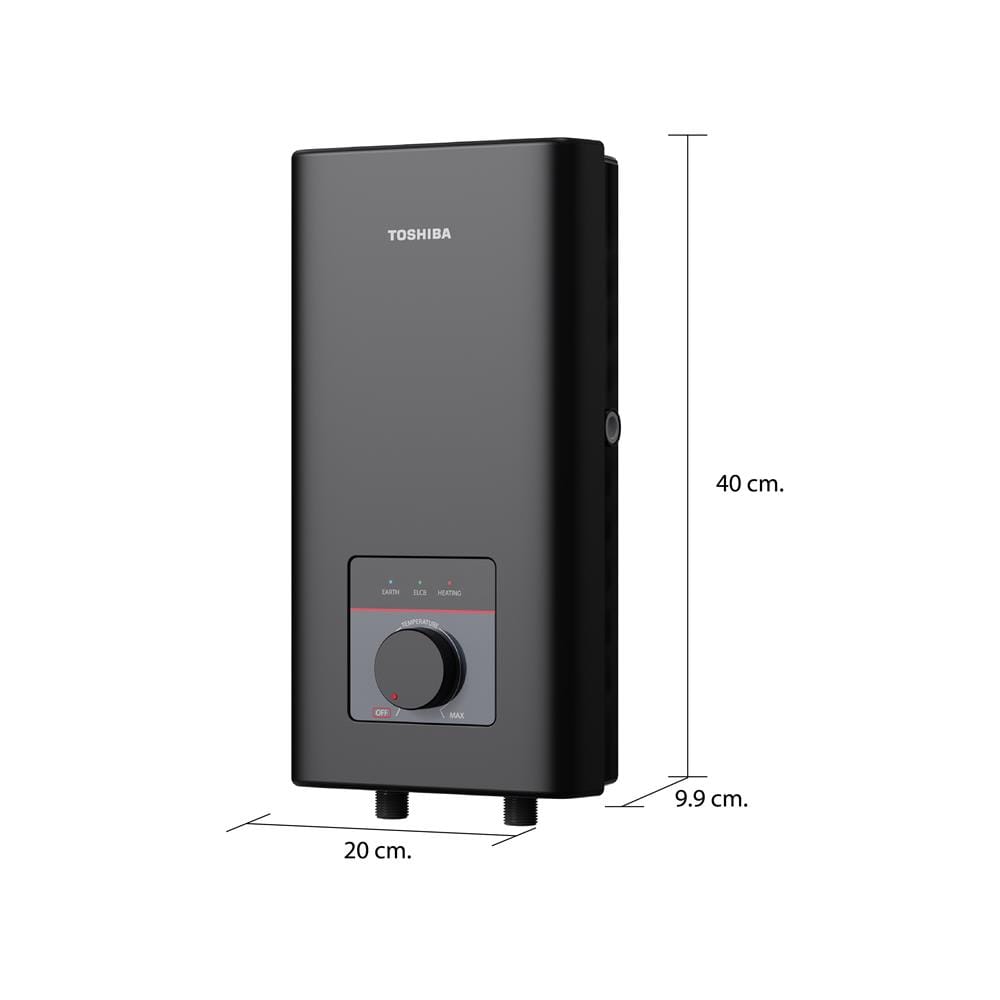 เครื่องทำน้ำอุ่น TOSHIBA TWH-48MFNTH(K)-CB 4800 วัตต์ สีดำ