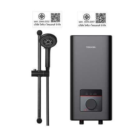 เครื่องทำน้ำอุ่น TOSHIBA TWH-38MFNTH(K)-CB 3800 วัตต์ สีดำ_7