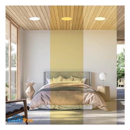 ดาวน์ไลท์ LED LAMPTAN ADJUST 6.6 นิ้ว 12 วัตต์ DAYLIGHT/COOL WHITE/WARM WHITE สีขาว_4