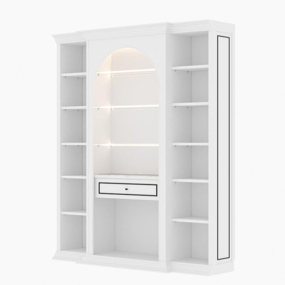 ตู้โชว์ SB FURNITURE ETERNO 19223417 200 ซม. สีขาว