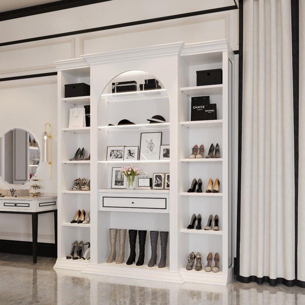 ตู้โชว์ SB FURNITURE ETERNO 19223417 200 ซม. สีขาว