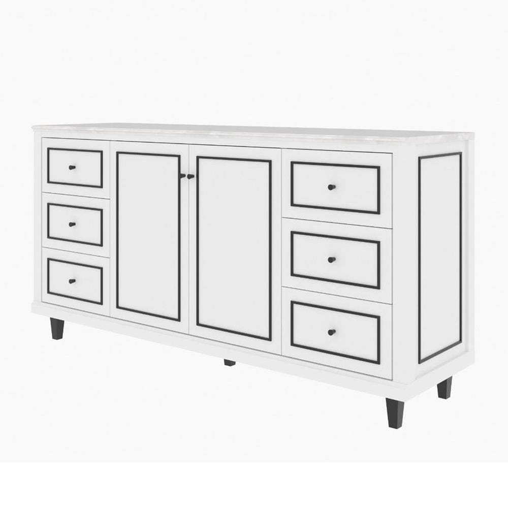 ตู้เตี้ย SB FURNITURE ETERNO 19223409 180 ซม. สีขาว