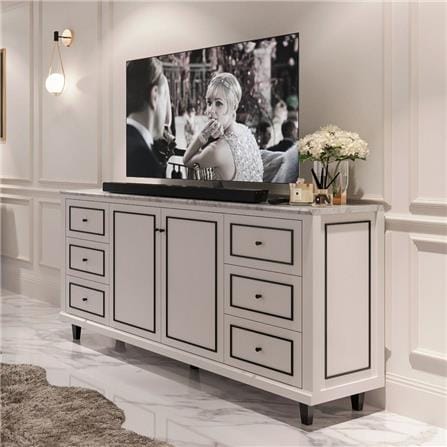 ตู้เตี้ย SB FURNITURE ETERNO 19223409 180 ซม. สีขาว_2