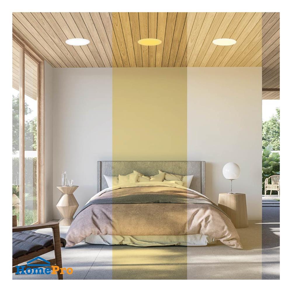 ดาวน์ไลท์ LED LAMPTAN ADJUST 5.6 นิ้ว 9 วัตต์ DAYLIGHT/COOL WHITE/WARM WHITE สีขาว