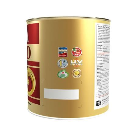 สีรองพื้นสีทองคำอะคริลิก สูตรน้ำ TOA GOLD PW222 สีเหลือง 1 แกลลอน_2