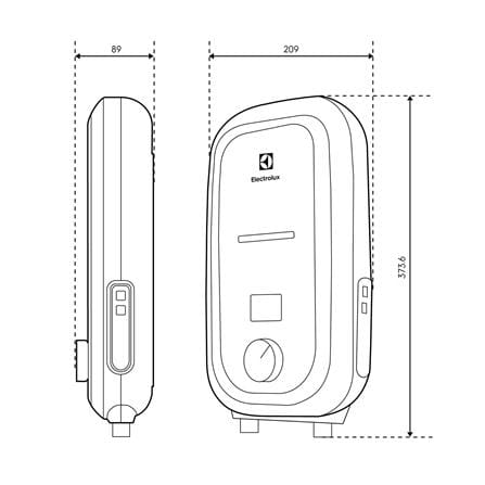 เครื่องทำน้ำอุ่น ELECTROLUX EWE481RX1-G6 4800 วัตต์ สีเทา_7