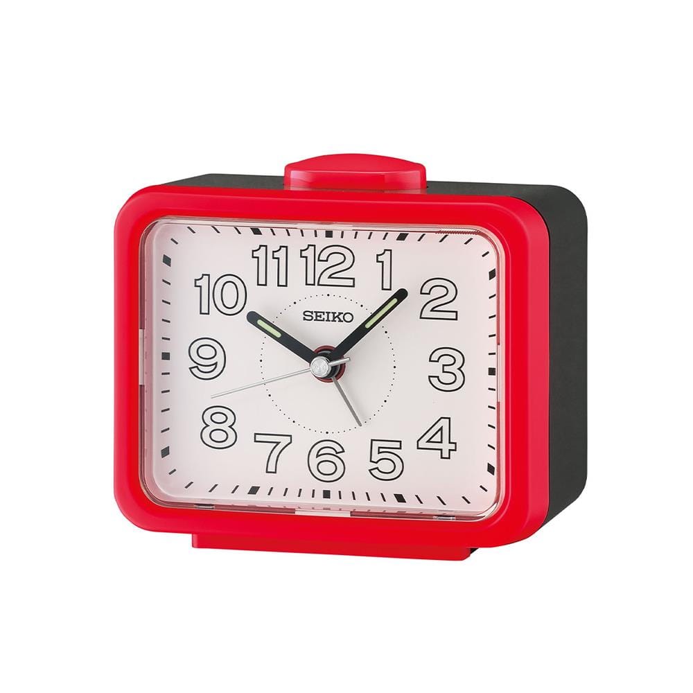 นาฬิกาปลุก SEIKO CLOCKS QHK061R 3.38X4.29 นิ้ว สีแดง_1