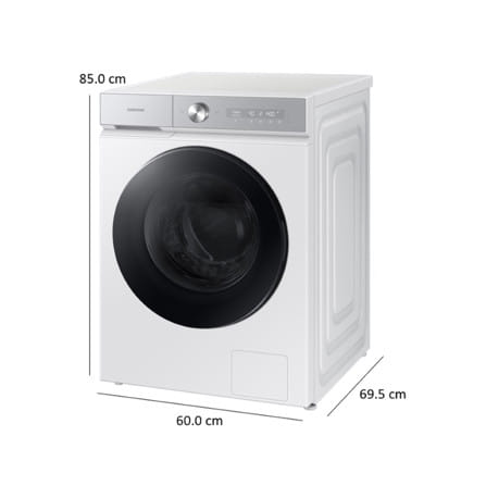 เครื่องซักอบผ้าฝาหน้า SAMSUNG WD13BB944DGHST 13/8 กก. 1400RPM อินเวอร์เตอร์ สีขาว_5
