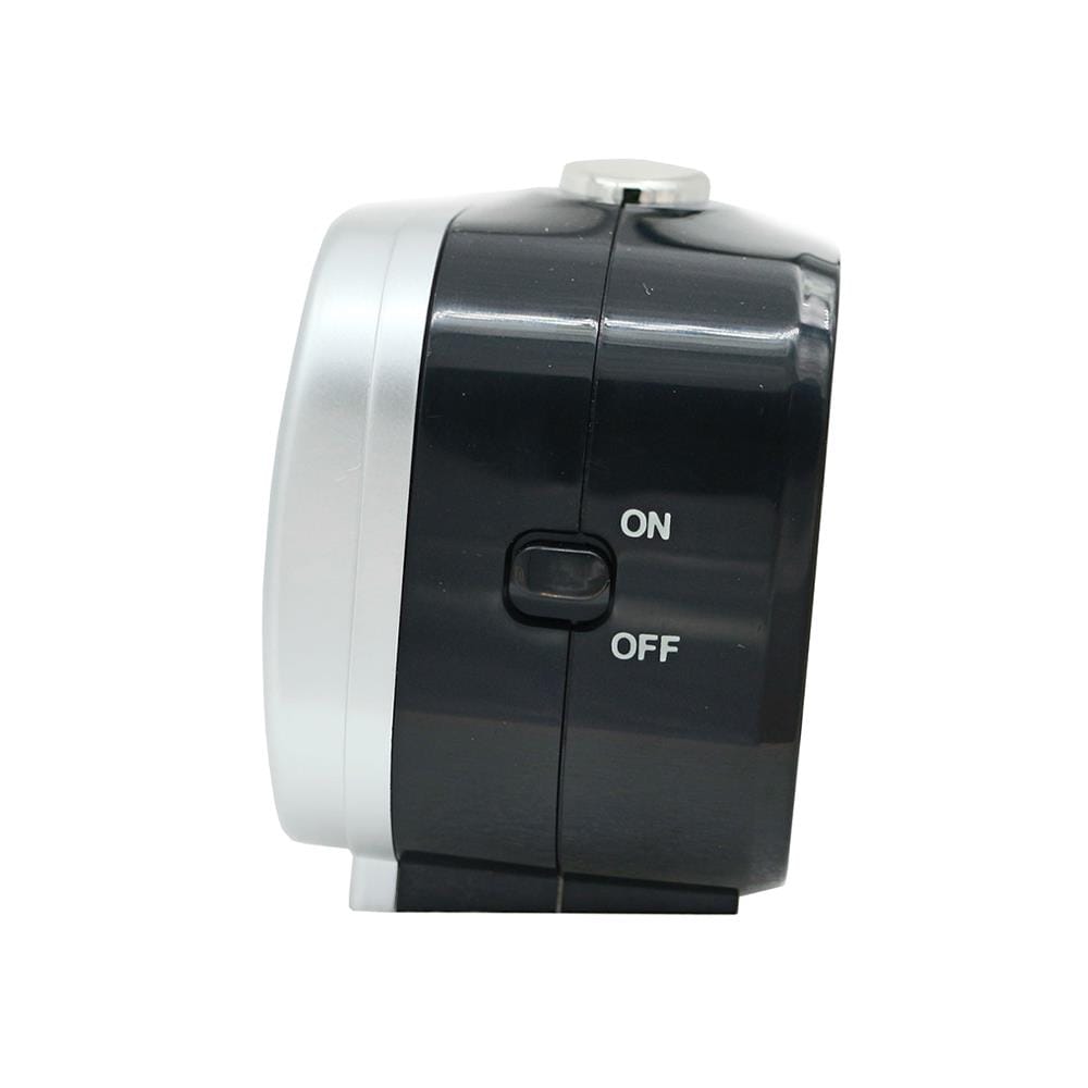 นาฬิกาปลุก SEIKO CLOCKS QHK060S 3.89X3.3 นิ้ว สีเงิน