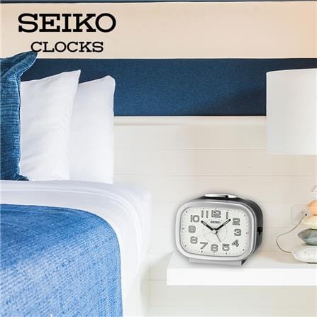 นาฬิกาปลุก SEIKO CLOCKS QHK060S 3.89X3.3 นิ้ว สีเงิน_4