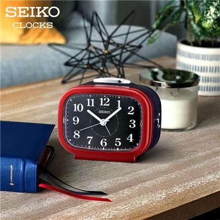 นาฬิกาปลุก SEIKO CLOCKS QHK060Q 3.89X3.3 นิ้ว สีแดง_3