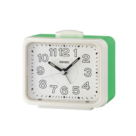 นาฬิกาปลุก SEIKO CLOCKS QHK061W 3.38X4.29 นิ้ว สีขาว_0
