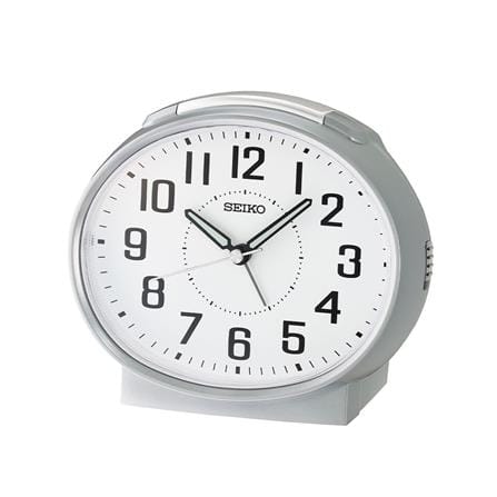 นาฬิกาปลุก SEIKO CLOCKS QHK059S 4.4X5 นิ้ว สีเงิน_0