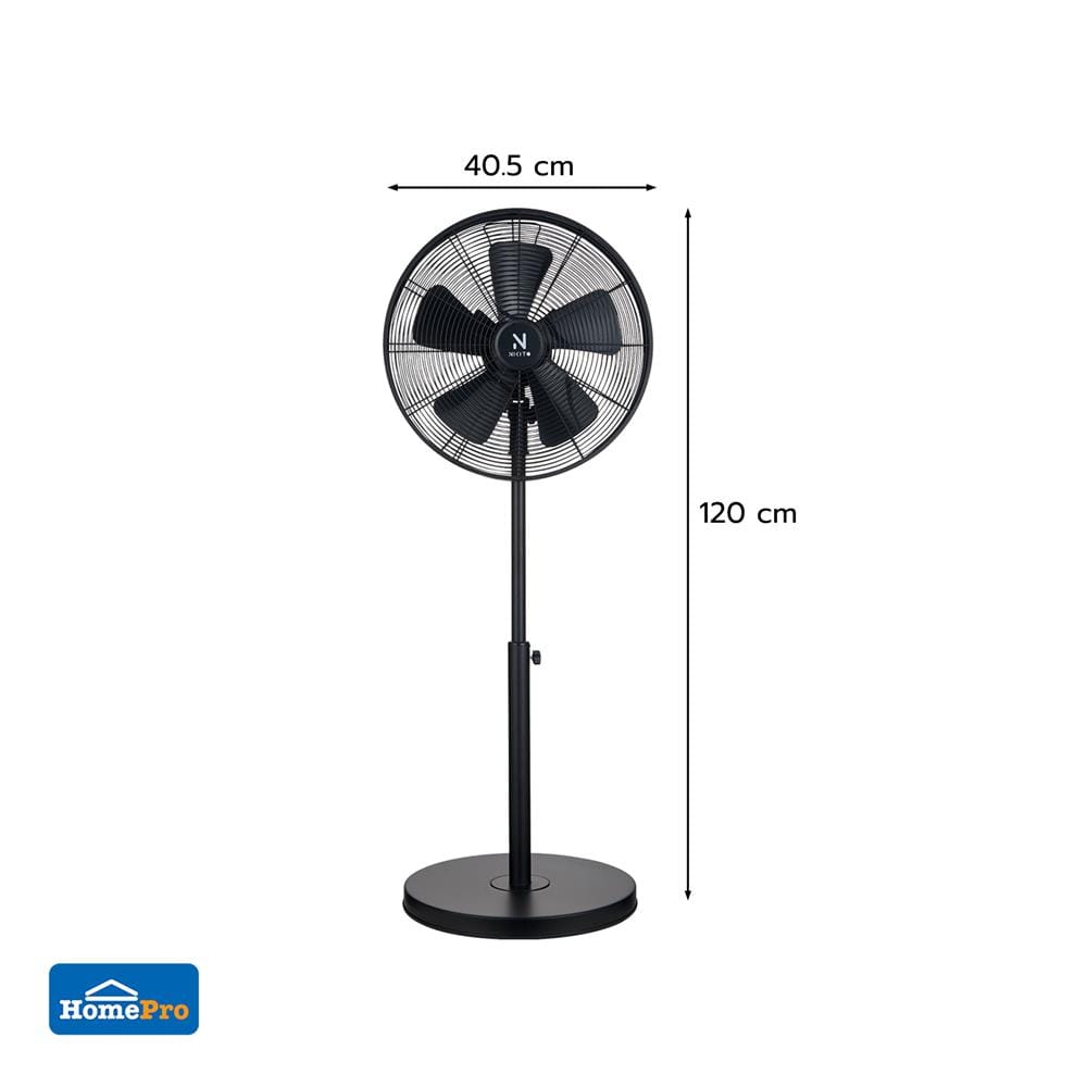 พัดลมอุตสาหกรรม 16 นิ้ว NIKITO TT-LD20 สีดำ