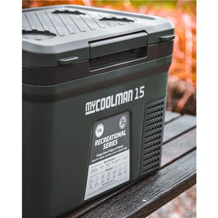 ตู้เย็นแช่แข็งพกพา MYCOOLMAN CCP15 15 ลิตร สีเขียว/น้ำตาล_6